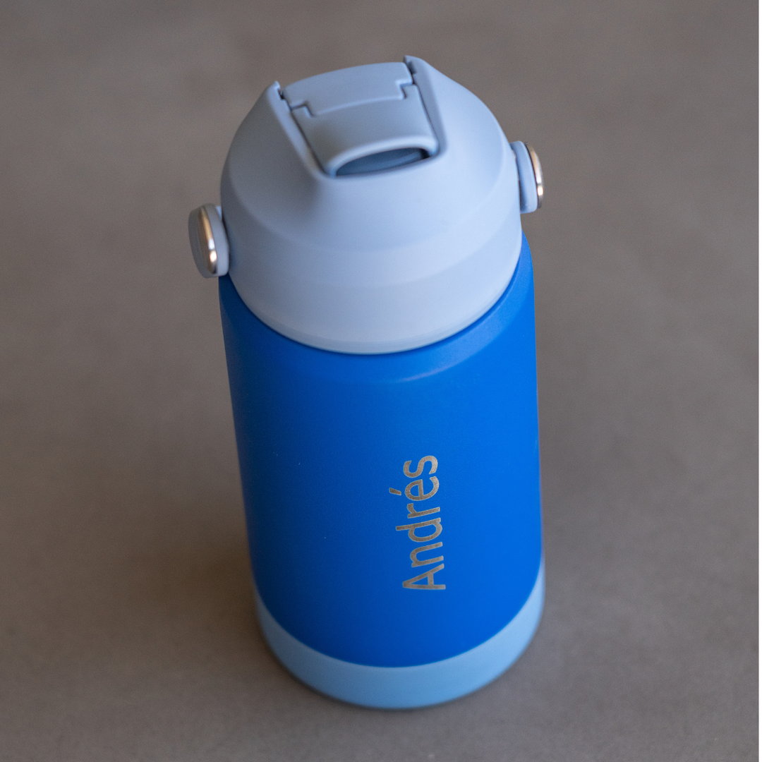 Botella Insulada Kids 355 ml - Blue/Light Blue