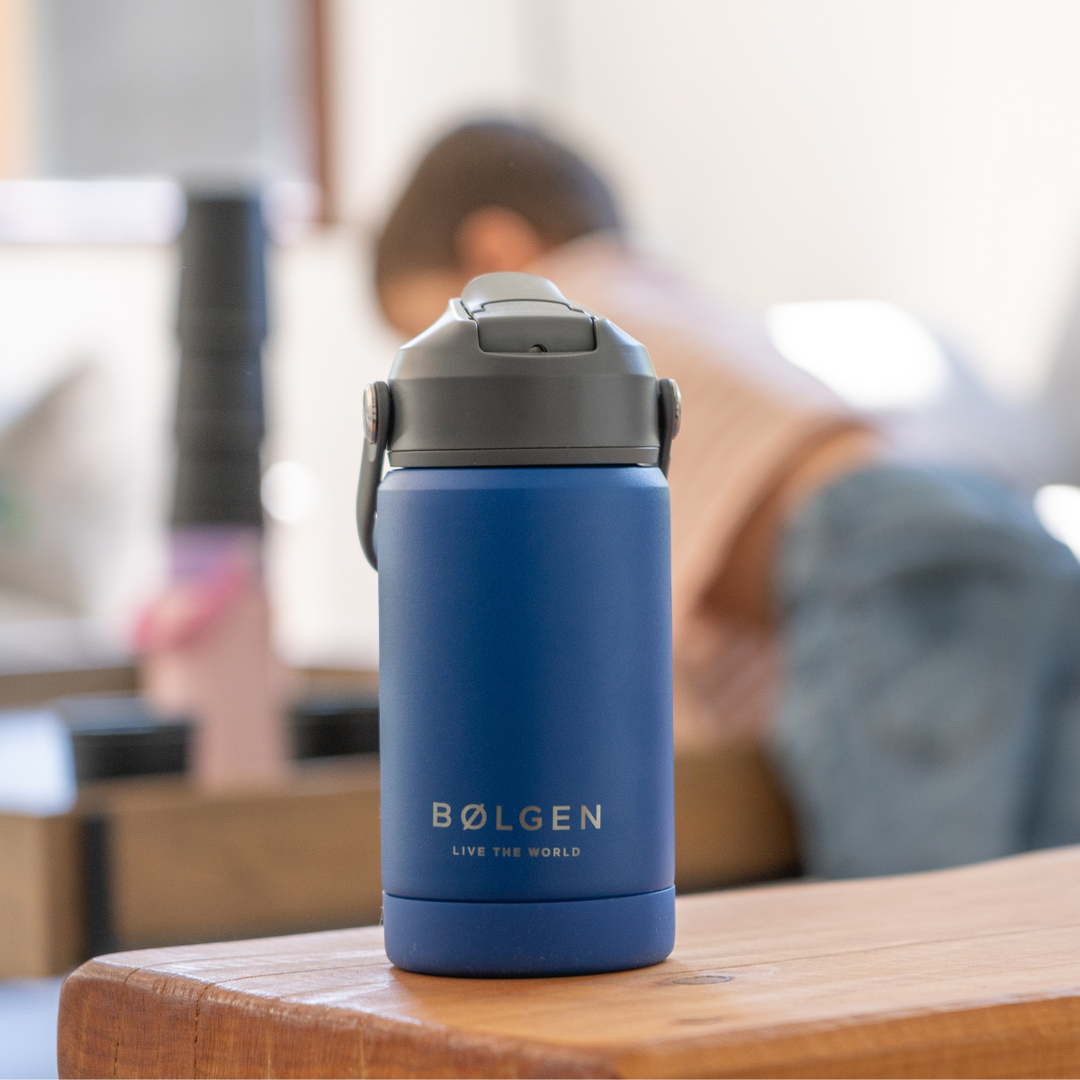 Botella Insulada Kids 355 ml - Blue/Grey