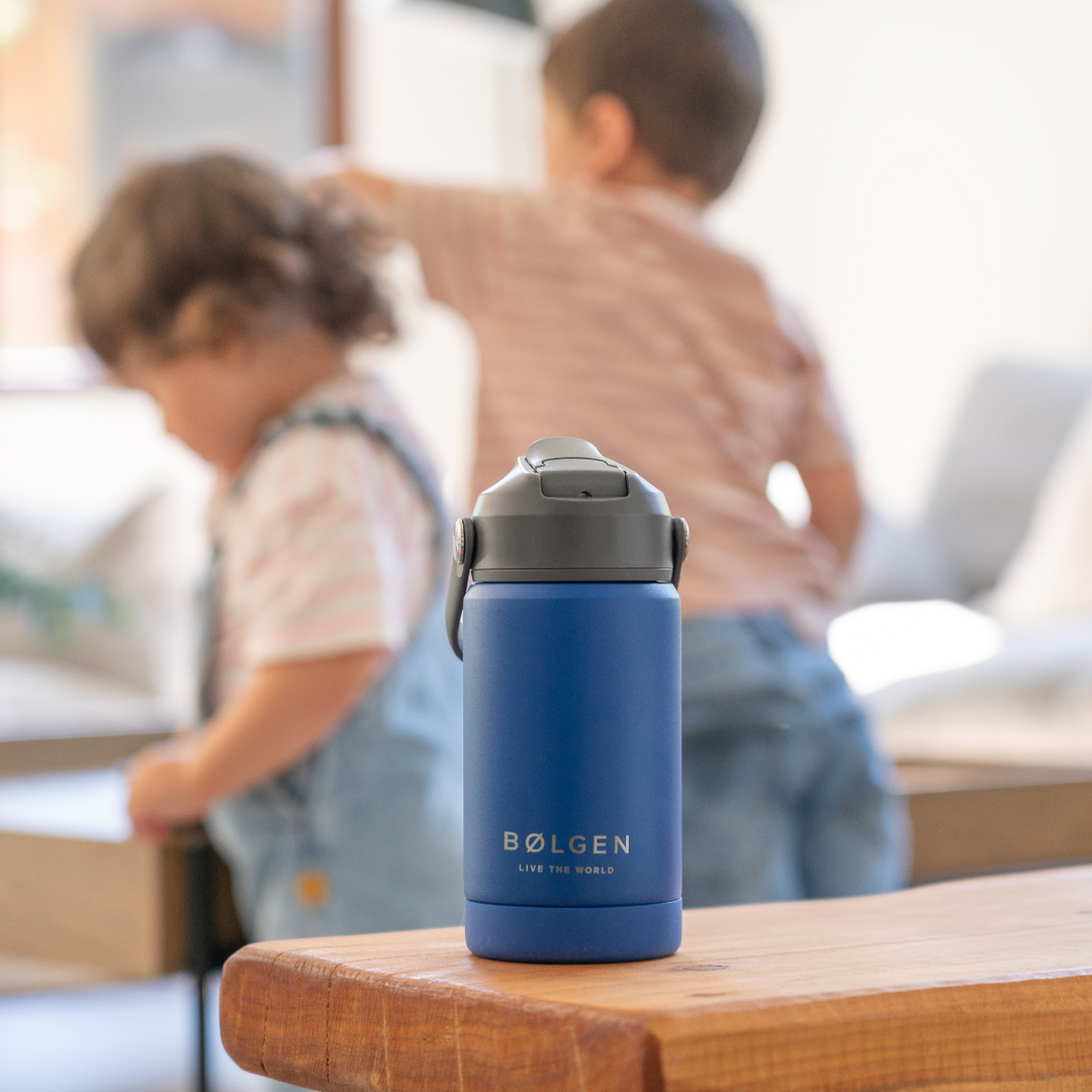 Botella Insulada Kids 355 ml - Blue/Grey