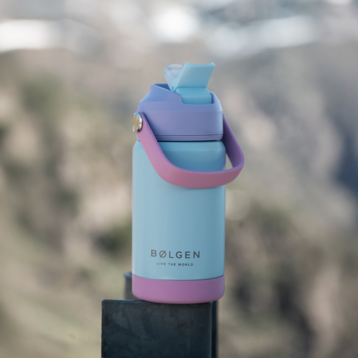 Botella Insulada Kids 355 ml - Sky Blue/Lilac