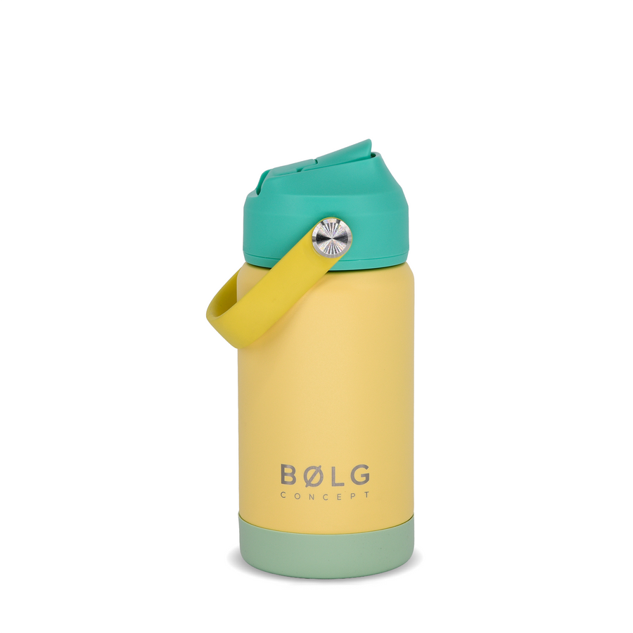 Botella Insulada Kids 355 ml - Pale Yellow/Green