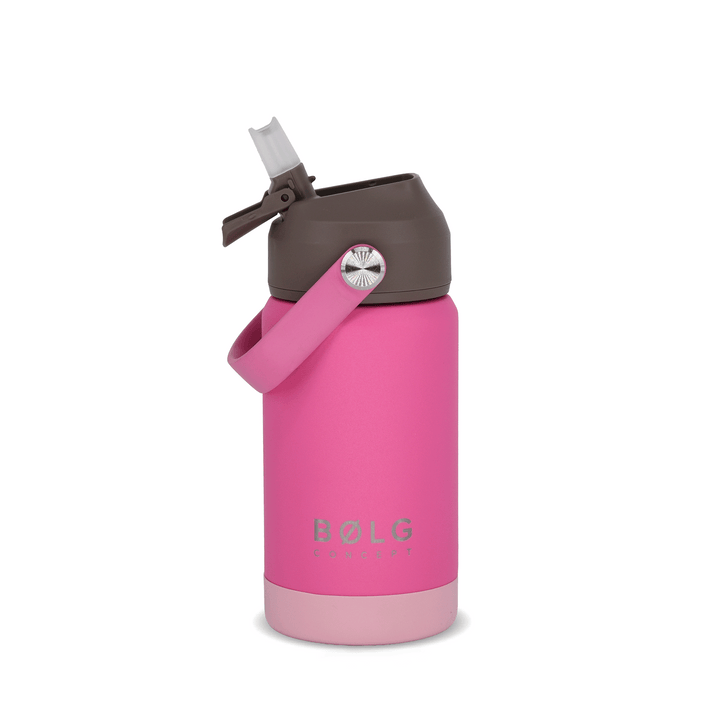 Botella Insulada Kids 355 ml - Fuchsia/Brown