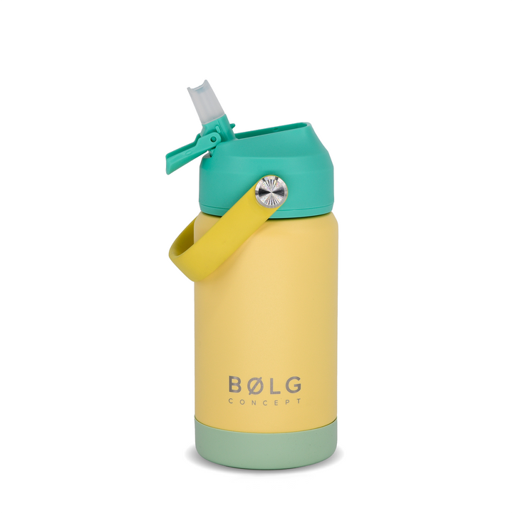 Botella Insulada Kids 355 ml - Pale Yellow/Green