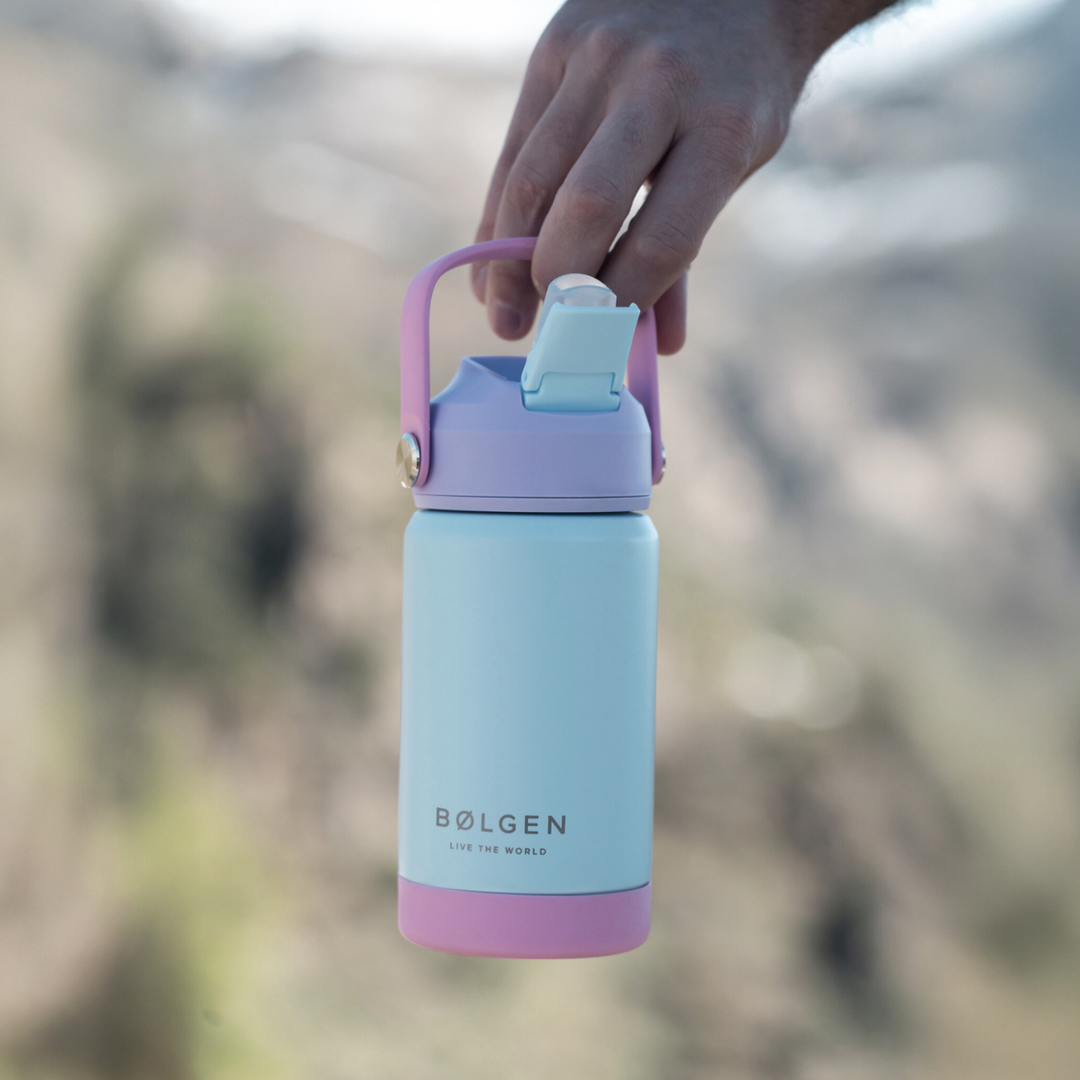 Botella Insulada Kids 355 ml - Sky Blue/Lilac