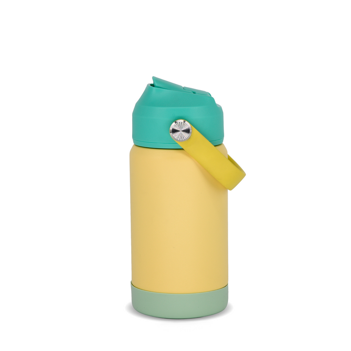 Botella Insulada Kids 355 ml - Pale Yellow/Green