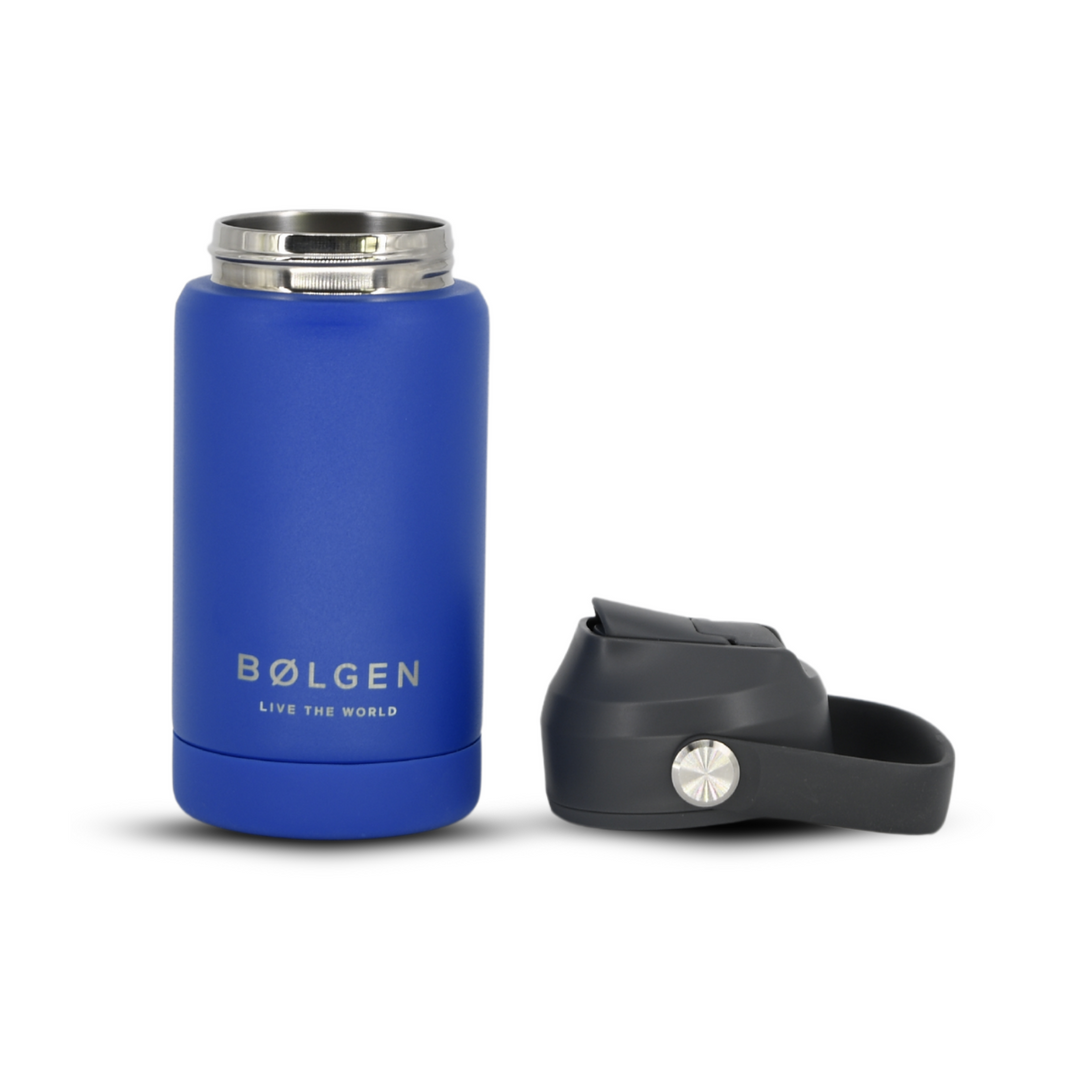 Botella Insulada Kids 355 ml - Blue/Grey