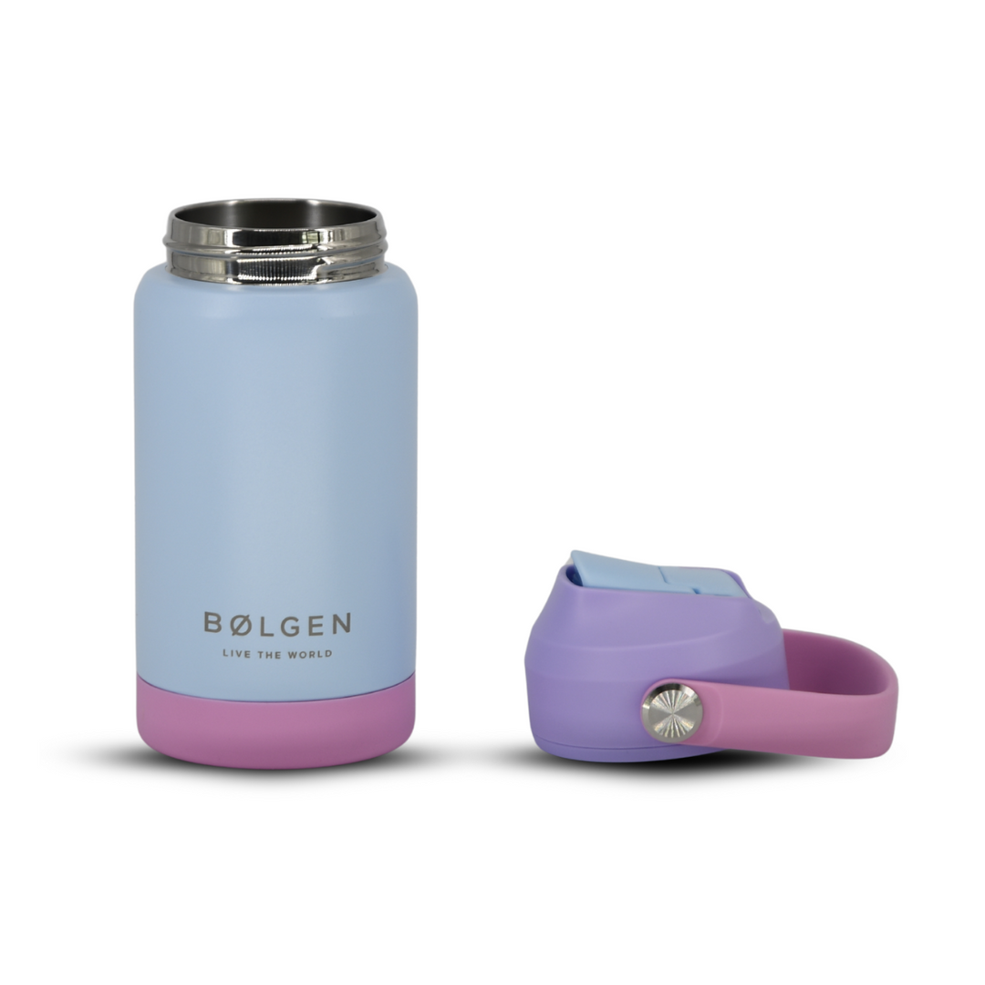 Botella Insulada Kids 355 ml - Sky Blue/Lilac