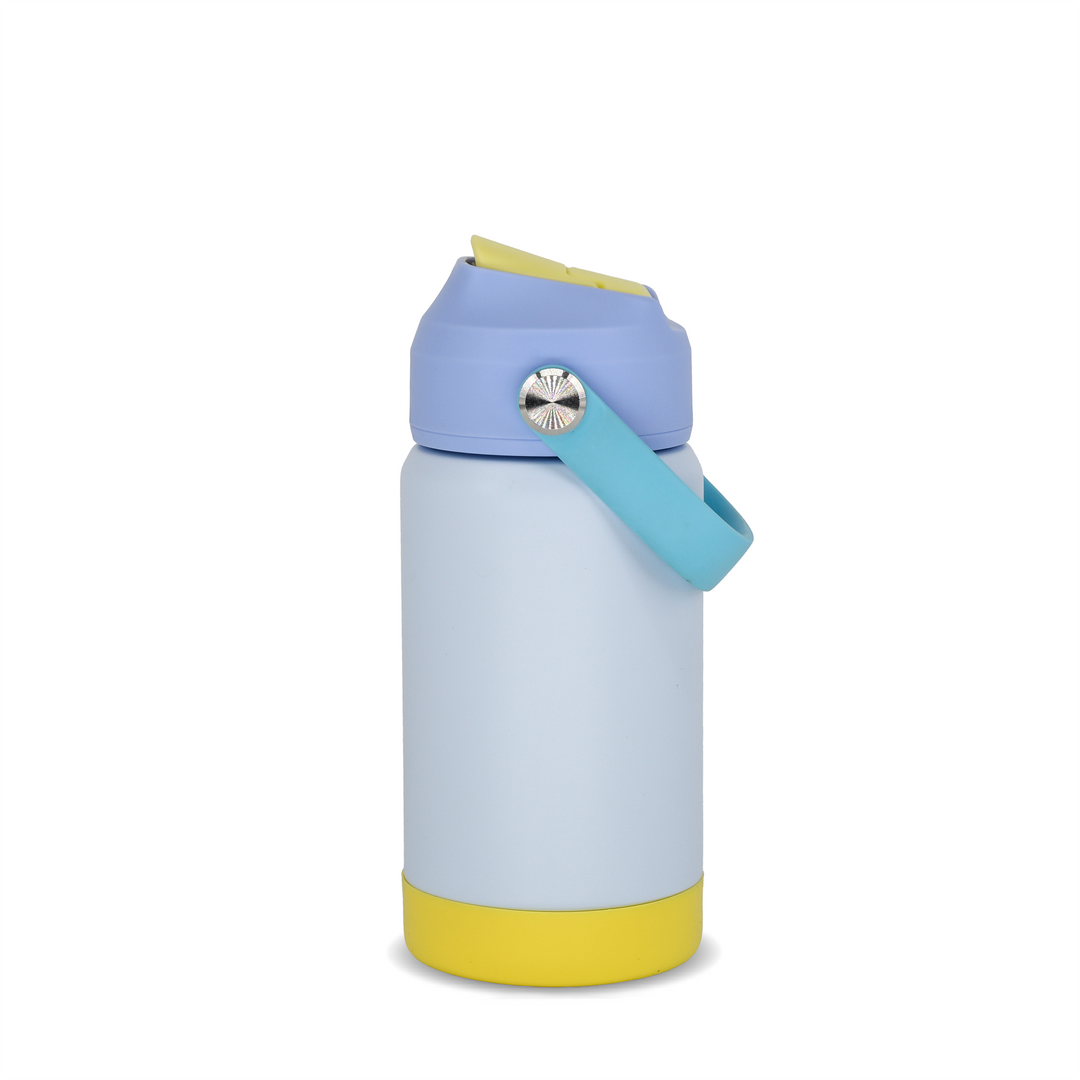 Botella Insulada Kids 355 ml - Sky Blue/Yellow