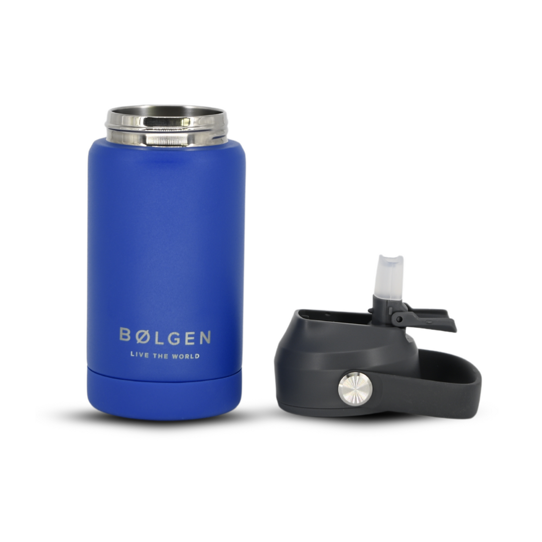 Botella Insulada Kids 355 ml - Blue/Grey