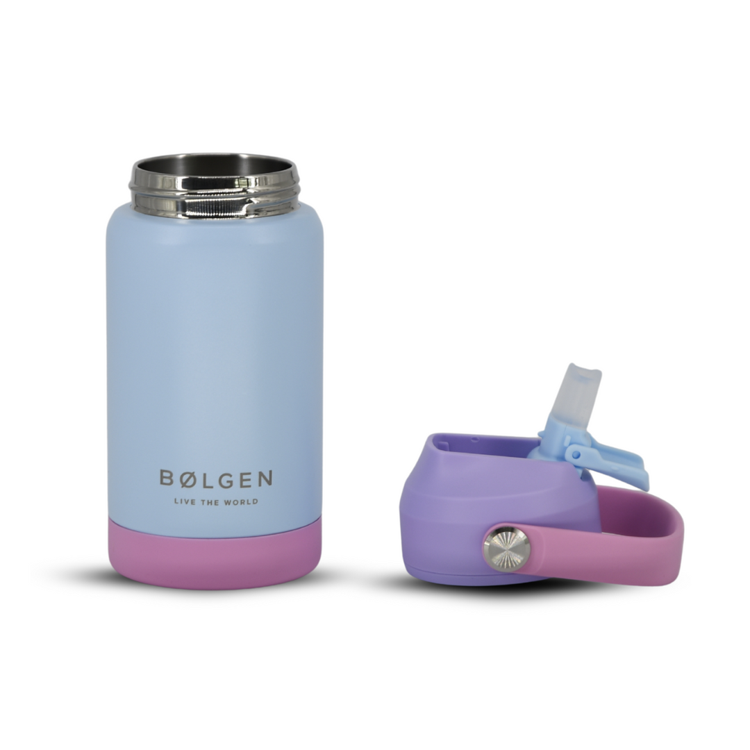 Botella Insulada Kids 355 ml - Sky Blue/Lilac