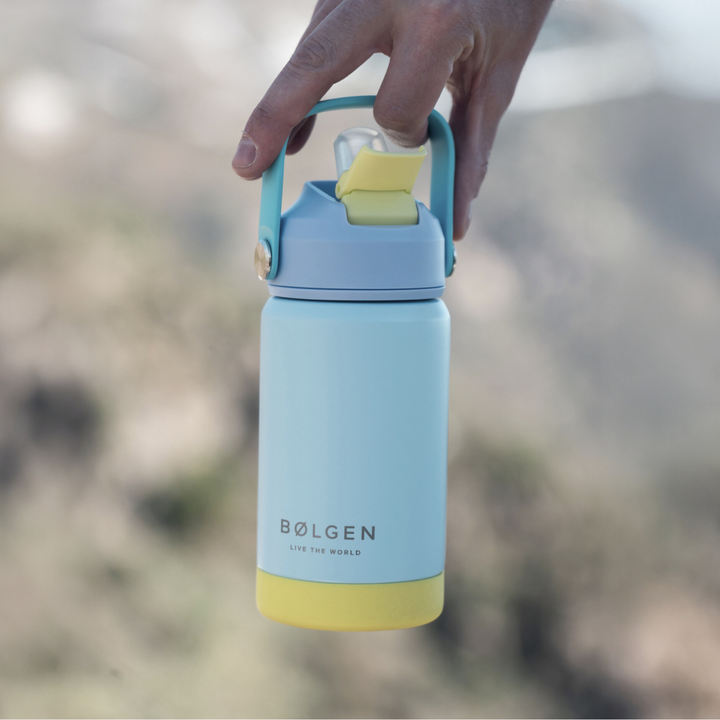 Botella Insulada Kids 355 ml - Sky Blue/Yellow