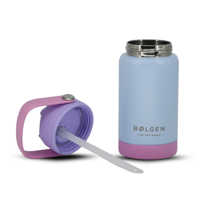 Botella Insulada Kids 355 ml - Sky Blue/Lilac