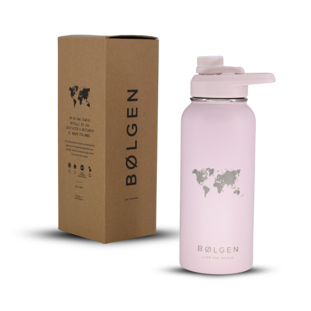 Botella Insulada Zermatt 946 ml - Pale Rose (World Edition)