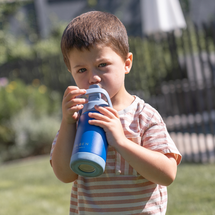 Botella Insulada Kids 355 ml - Blue/Light Blue