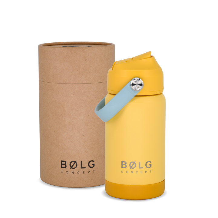 Botella Insulada Kids 355 ml - Pale Yellow/Dark Yellow
