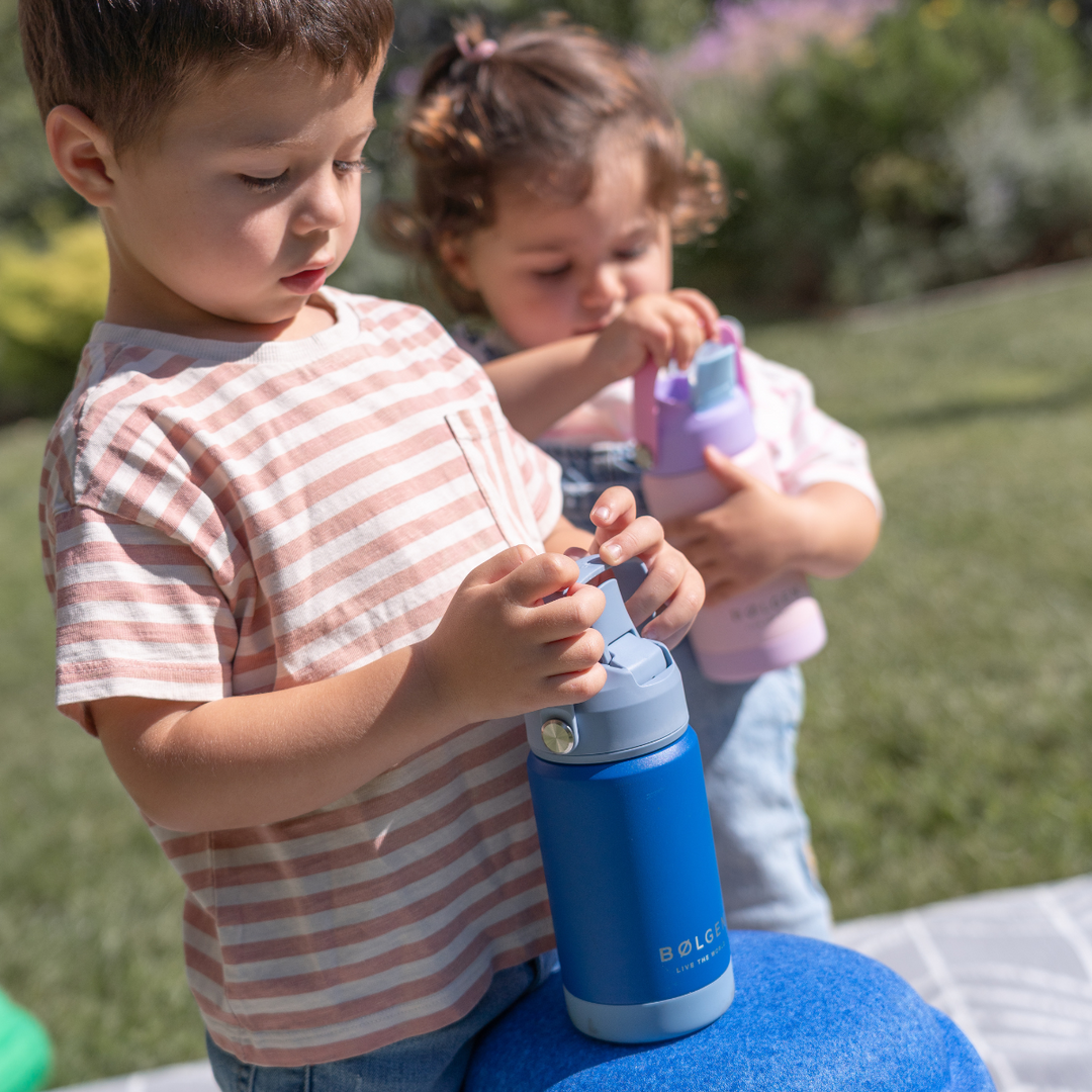 Botella Insulada Kids 355 ml - Blue/Light Blue