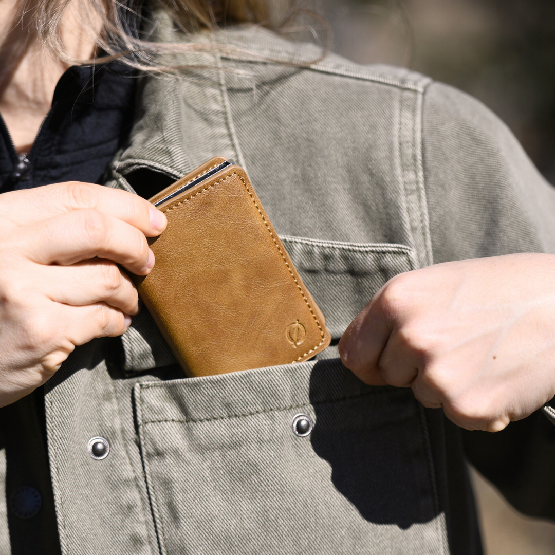 Billetera Singapur - Caramel