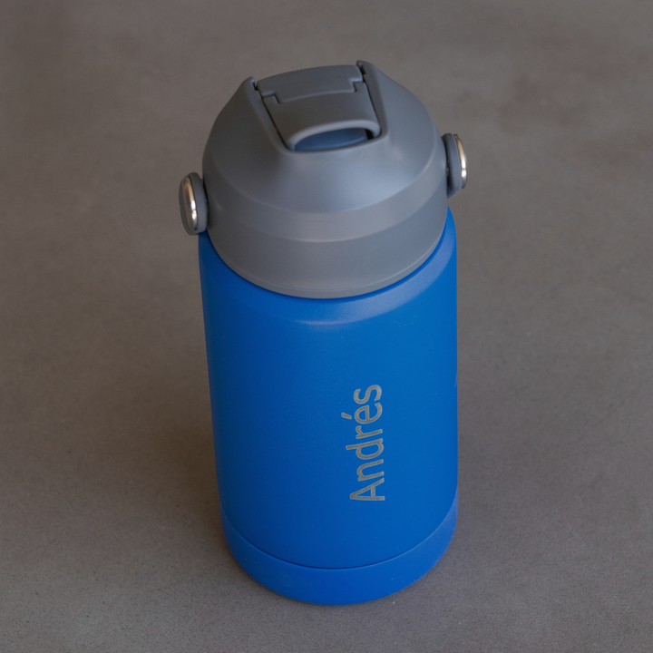 Botella Insulada Kids 355 ml - Blue/Grey