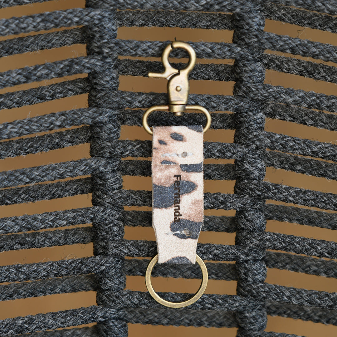 Llavero Memories - Bronze/Leopard