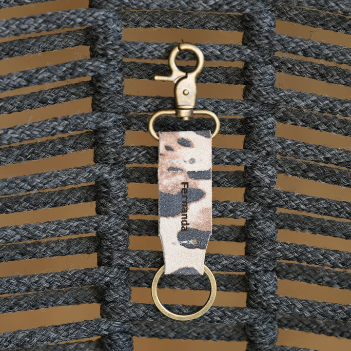 Llavero Memories - Bronze/Leopard
