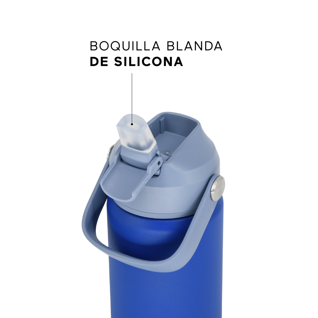 Botella Insulada Kids 355 ml - Blue/Light Blue