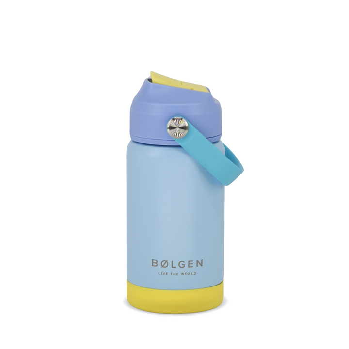 Botella Insulada Kids 355 ml - Sky Blue/Yellow