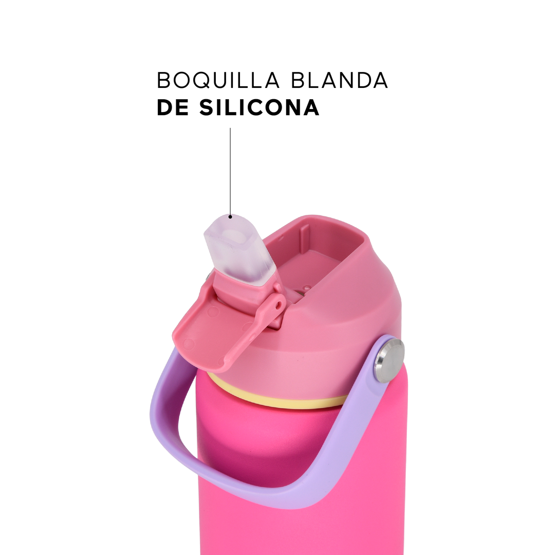 Botella Insulada Kids 355 ml - Fuchsia/Pink