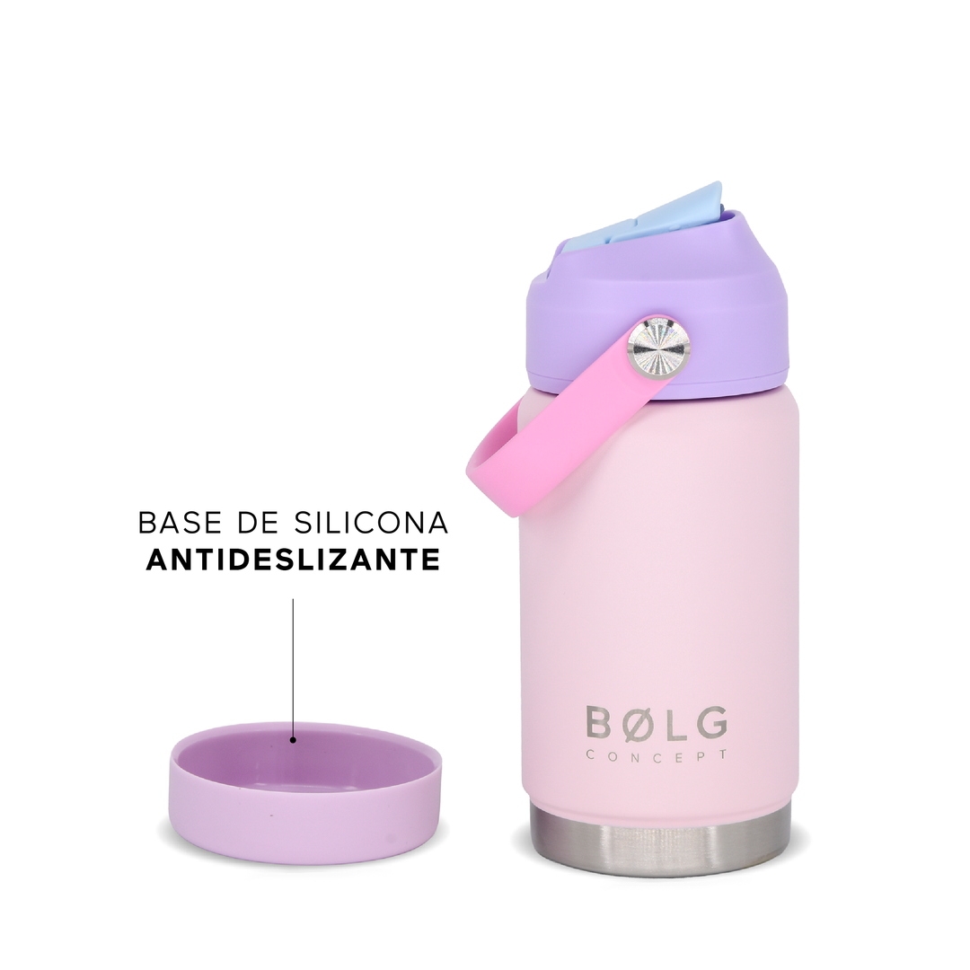 Botella Insulada Kids 355 ml - Pale Rose/Lilac