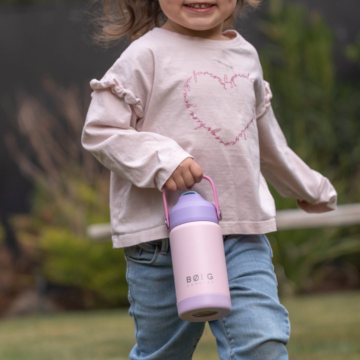 Botella Insulada Kids 355 ml - Pale Rose/Lilac