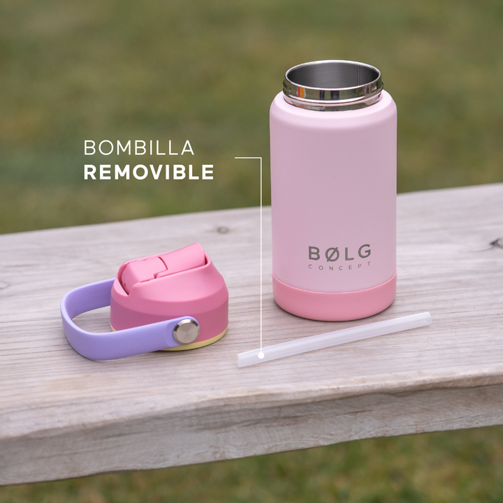 Botella Insulada Kids 355 ml - Pale Rose/Pink