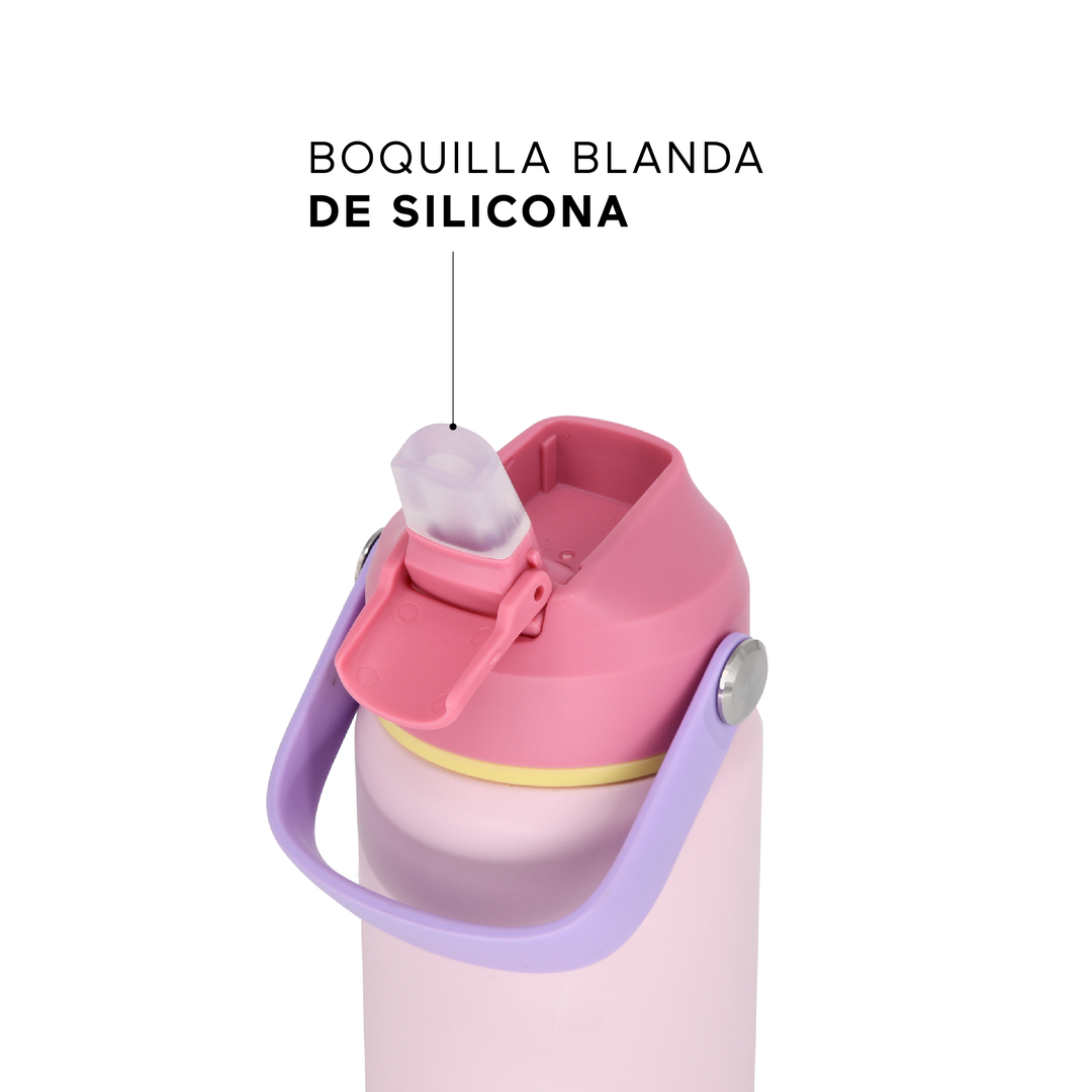 Botella Insulada Kids 355 ml - Pale Rose/Pink