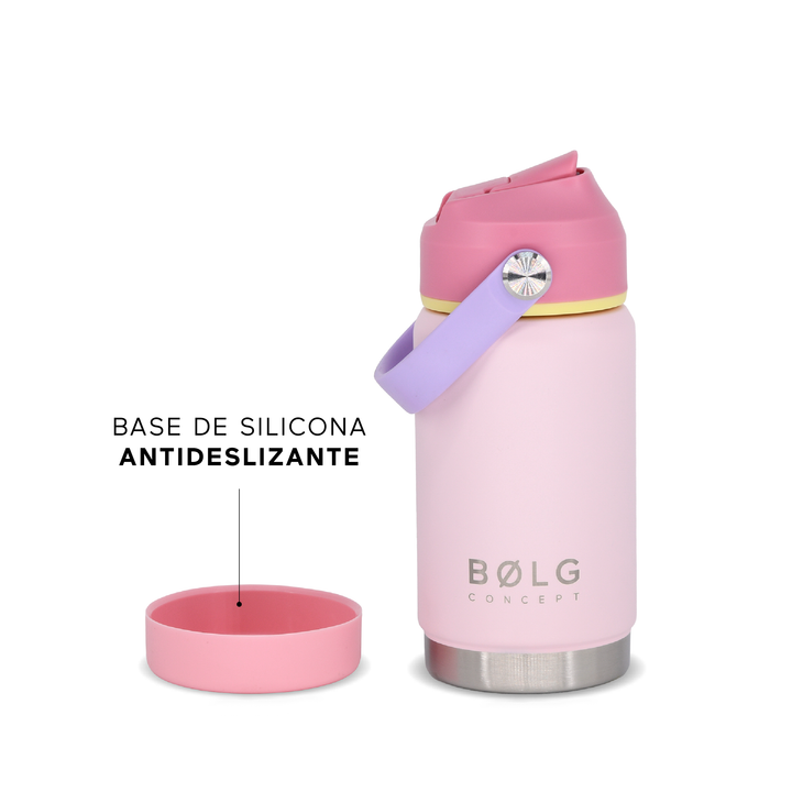 Botella Insulada Kids 355 ml - Pale Rose/Pink