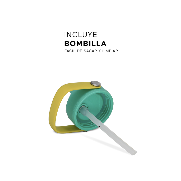 Tapa Botella Kids - Green/Light Green