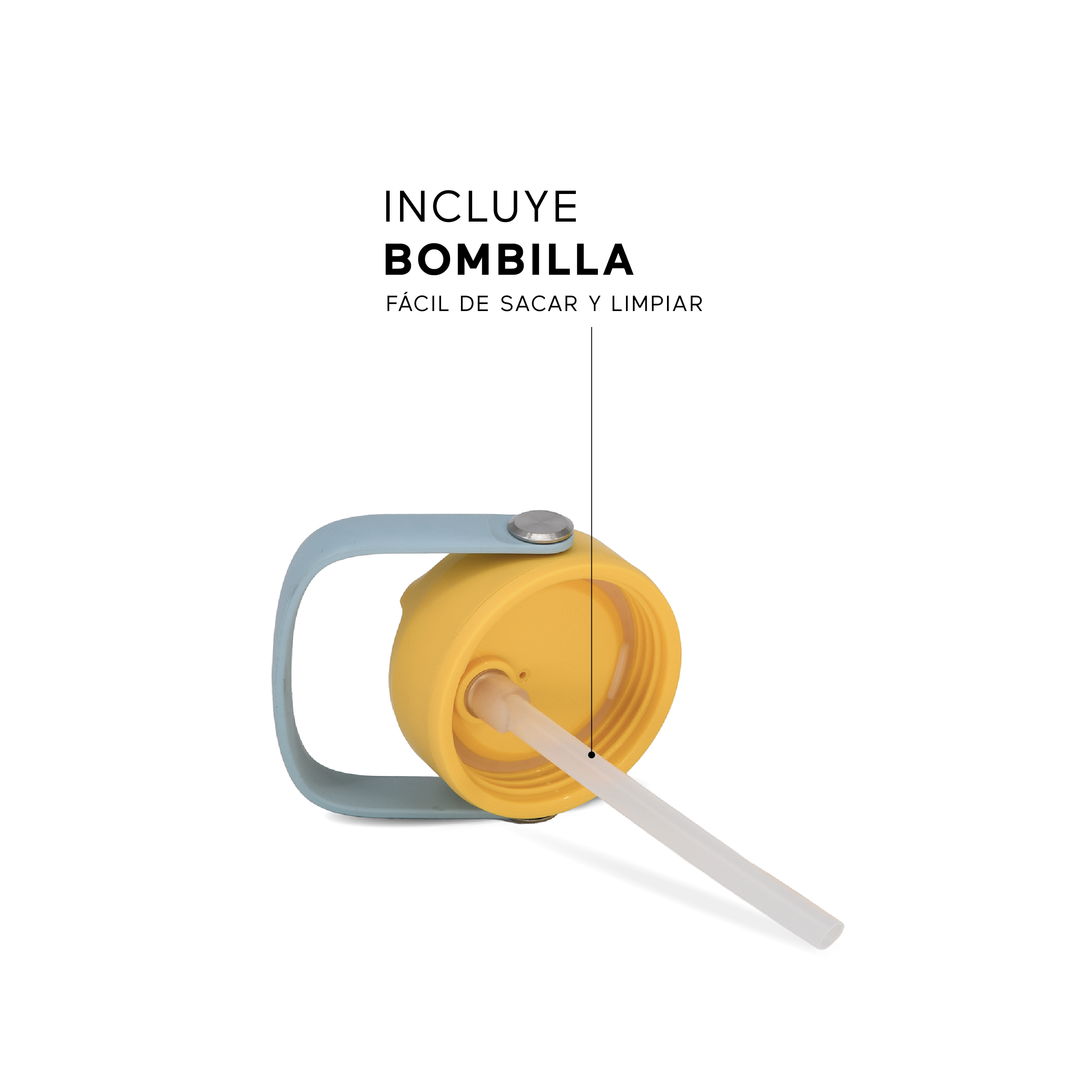 Tapa Botella Kids - Yellow/Light Blue